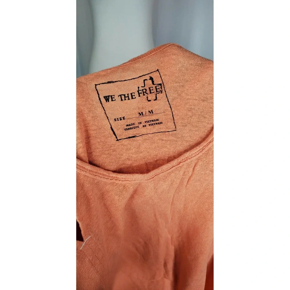Free People | We The Free Linen Blend Tank Women's size Medium Orange